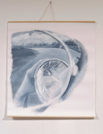 <b>Rhein bei Neuss mit Wasserglas</b>
<br>Kremser, Cordula