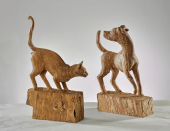 <b>Gestreifte, Kurzer Hund</b>
<br>/ Korbinian Huber